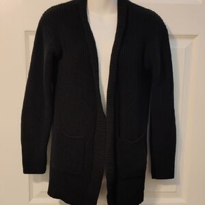 Women's Black Cardigan Sweater